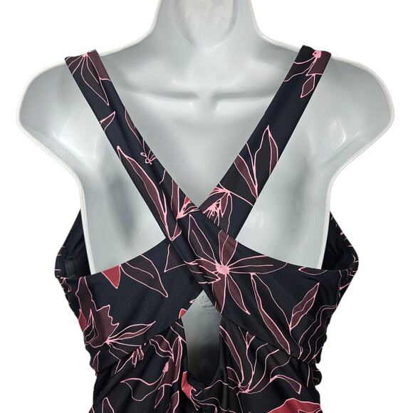 Eddie Bauer Ruched Shaping One Piece Swimsuit Size XXL0 - Picture 6 of 9